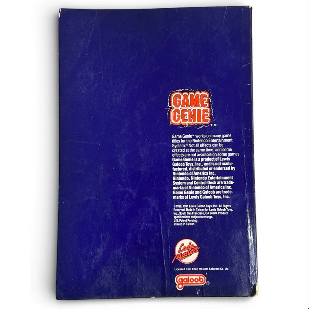 Vintage NES Game Genie Volume 2 Codebook Manual Galoob Nintendo
